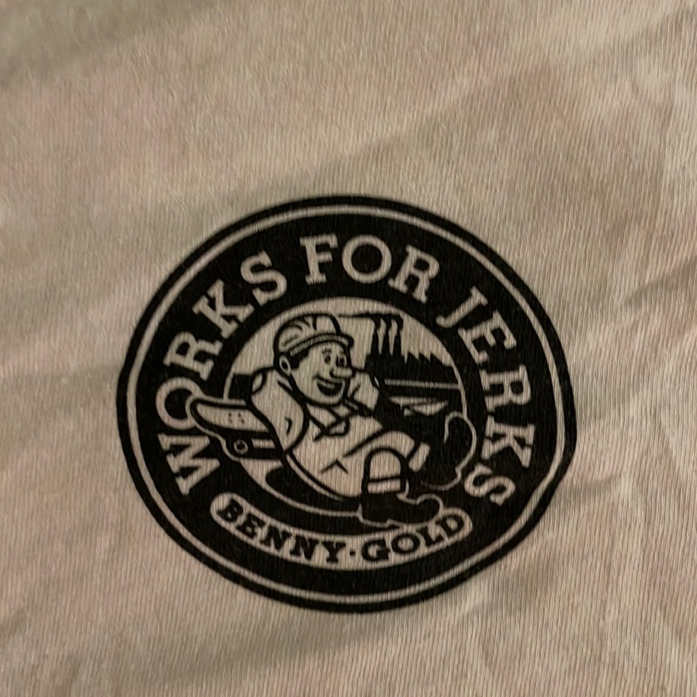 White Benny Gold Tee Shirt